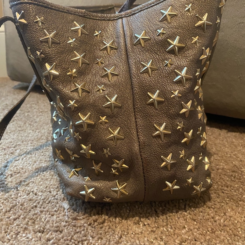 🚨🚨SOLD🚨🚨 GUC Jimmy Choo star studded tote - Picture 3 of 9